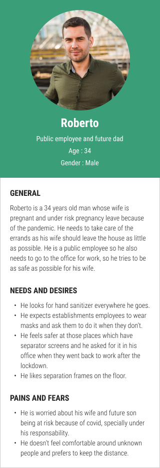 SafeAdvisor user persona 2