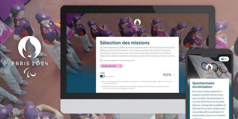 Olympics volunteering test