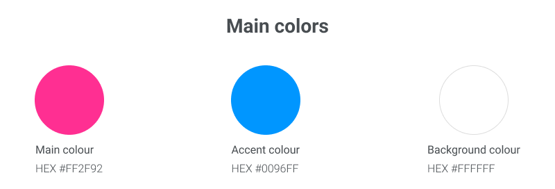 AF rebrand main colors